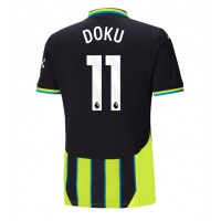 Camisa de time de futebol Manchester City Jeremy Doku #11 Replicas 2º Equipamento 2024-25 Manga Curta